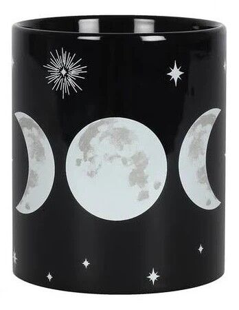 black magic triple moon phase mug