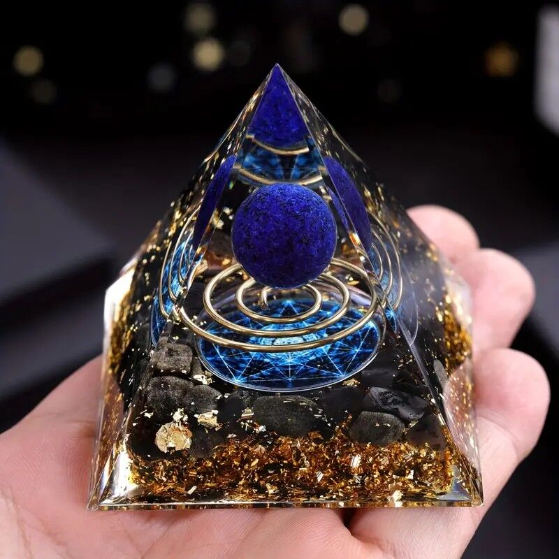 lapis lazuli orgone pyramid