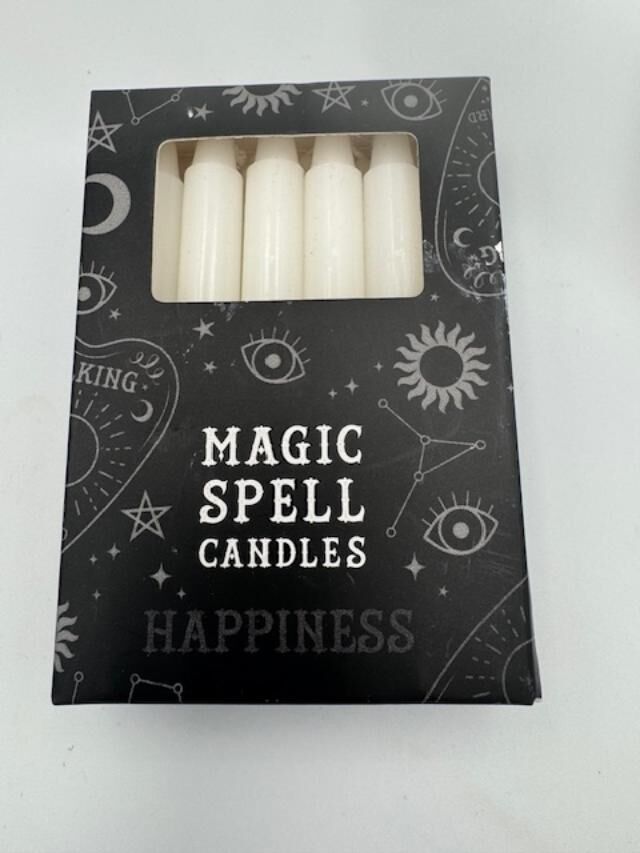 MAGIC SPELL CANDLES – HAPPINESS – Copy WHITE MAGIC SPELL CANDLES