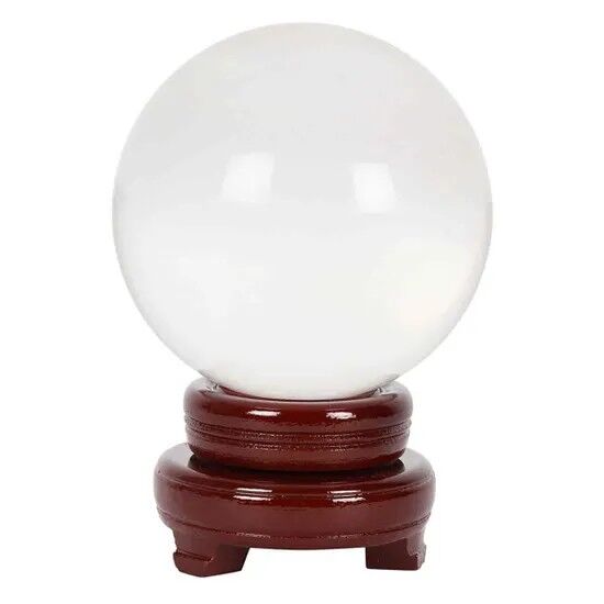 CRYSTAL BALL 19CM 2 CRYSTAL BALL