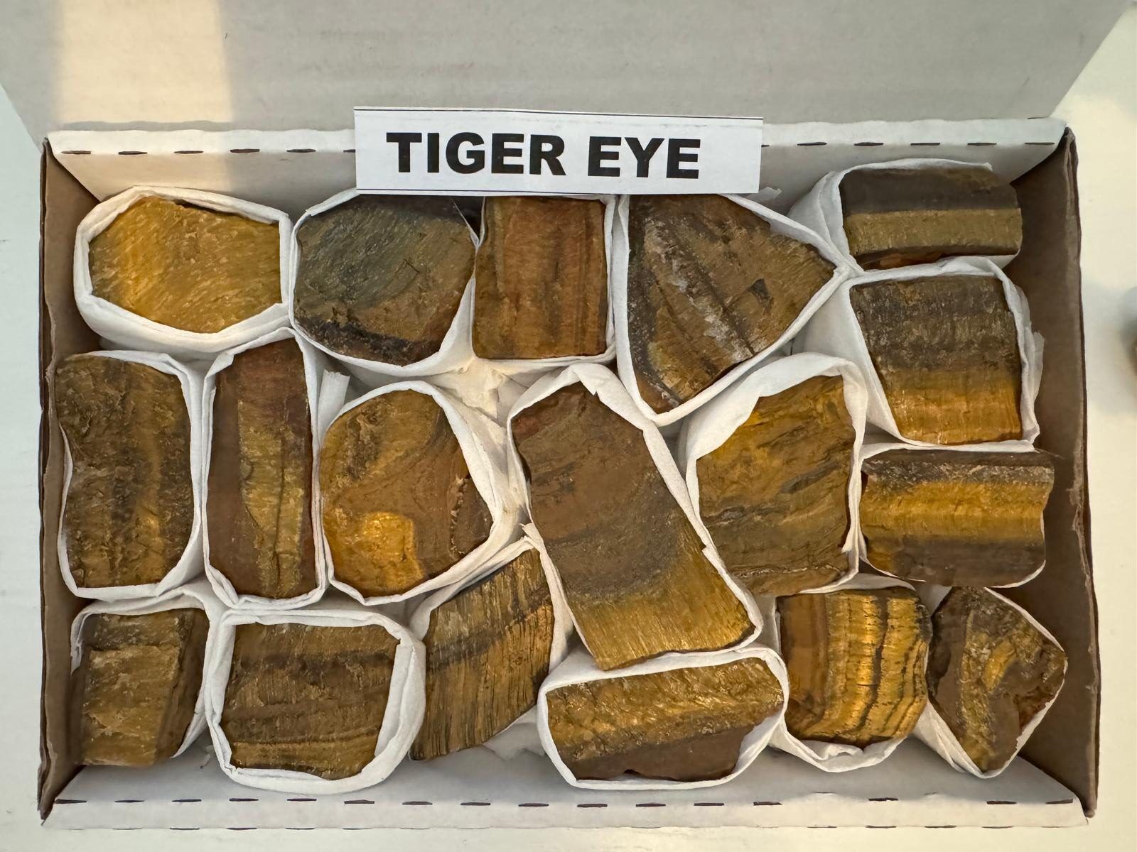 TIGER EYE PIECES TIGER EYE CRYSTAL