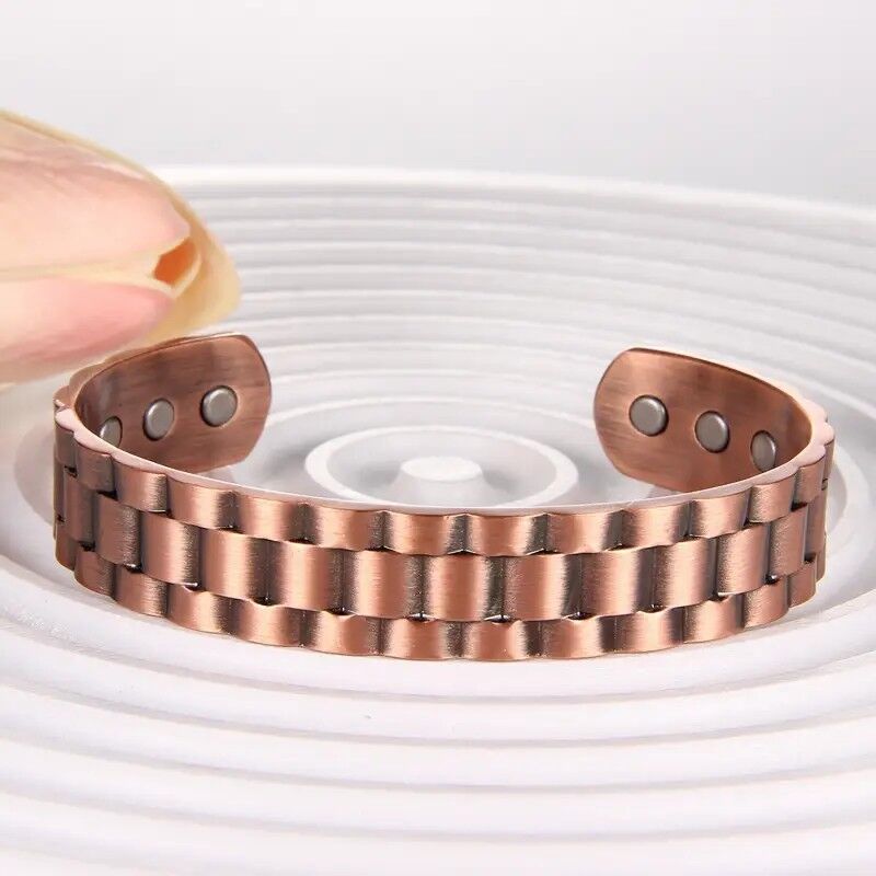 MENS MAGNETIC COPPER BRACELET MEN'S COPPER BRACELET