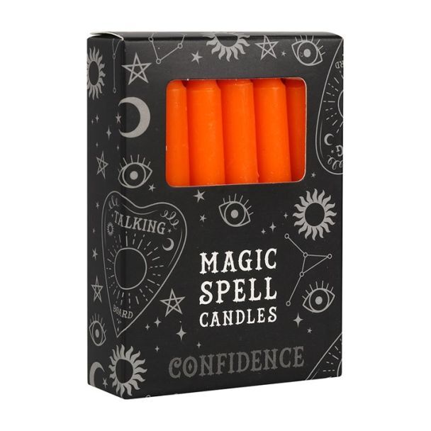 magic spell candle – orangw orange magic spell candles for confidence
