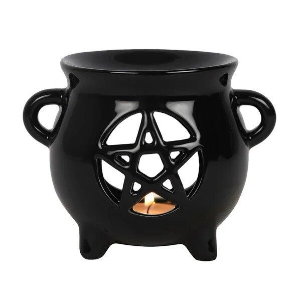 PentagramCauldronOilBurner PENTAGRAM INCENSE OIL BURNER