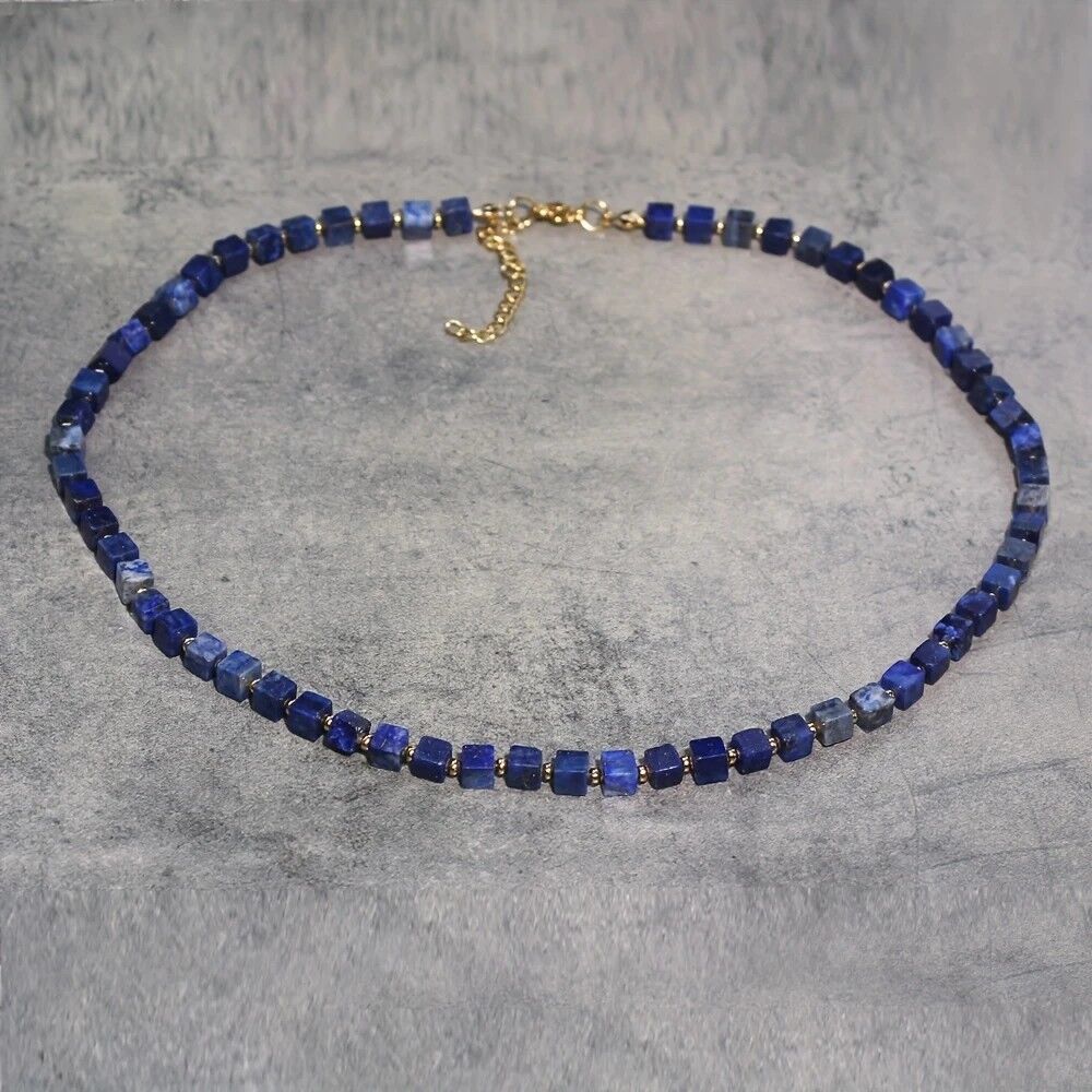 lapis lazuli pendant necklace main LAPIS LAZULI PENDANT NECKLACE