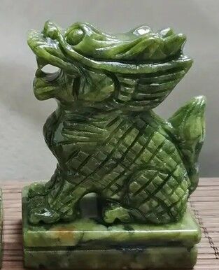 GREEN DRAGON DRAGON FIGURINE