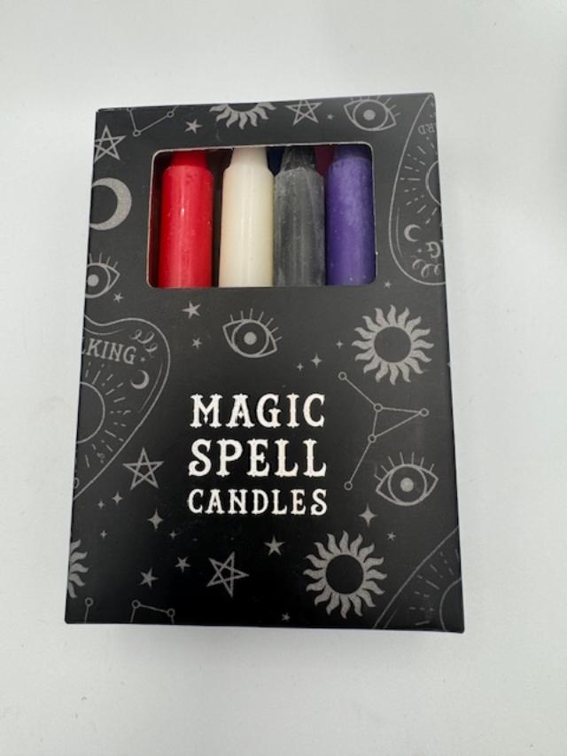 COLOURED MAGIC SPELL CANDLES