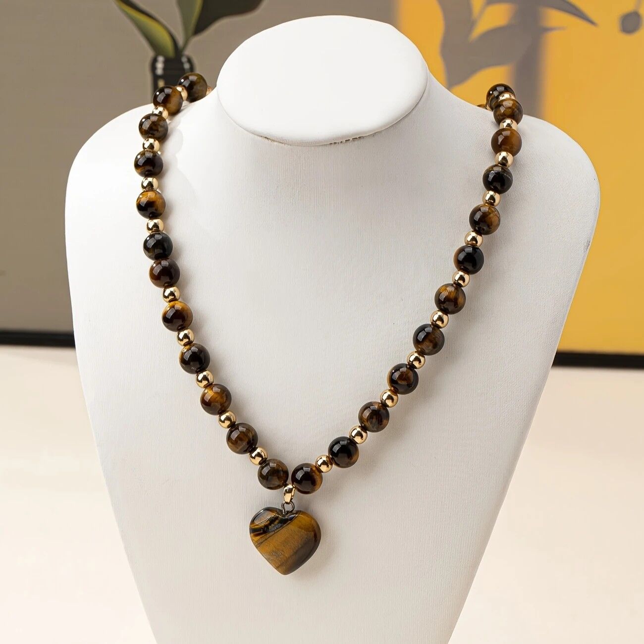 tigers eye necklace