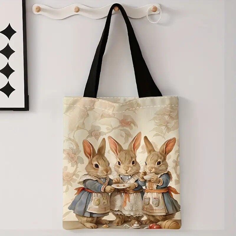 RABBIT TOTE BAGS MAIN RABBIT TOTE BAGS