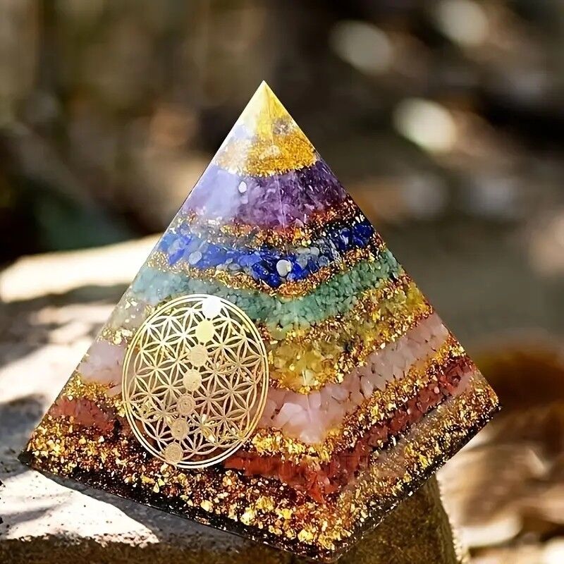 flower of life orgone pyramid