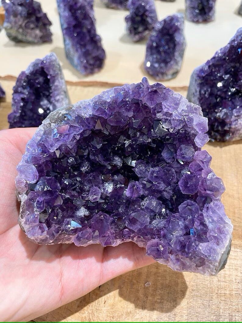amrthyst druzy cluster crystal amethyst druzy cluster
