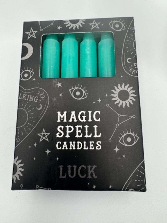 MAGIC SPELL CANDLES – LUCK COLOURED MAGIC SPELL CANDLES